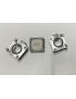 ASA connector set TT rail BSP 1" straight