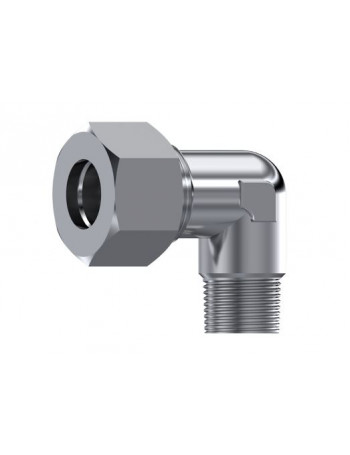 Inschroefknie 6L - N1/8 RVS