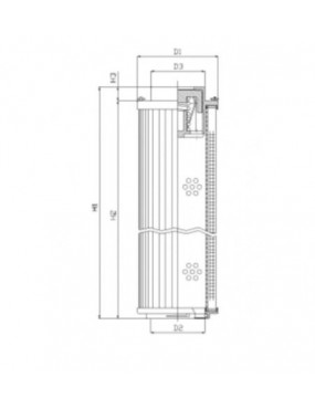 Hydac filterlement 200 micron