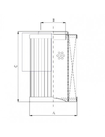 Hydac filterelement 12 micron glasvezel