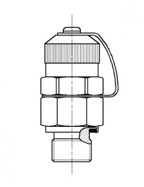 Meetkoppeling 1/4 BSP RVS