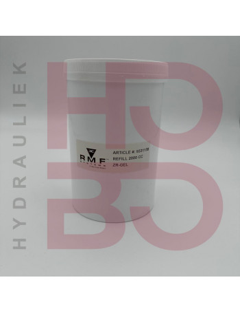 RMF KL122R 2000cc refill ZR-gel in container