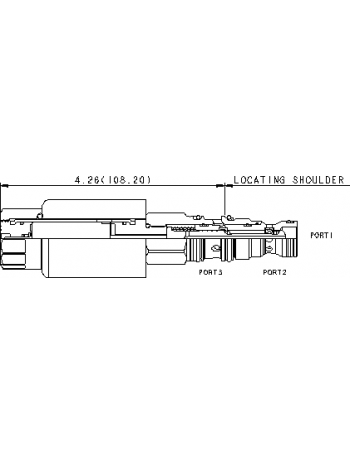 SUN 3-way, solenoid-operated directional spool valve