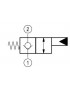 Rexroth Directional control valves hydr. operated. 2-way NC