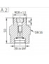 Roth vulventiel adapter 7/8-14UNF