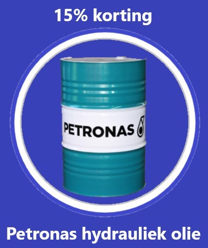 15% korting op Petronas hydrauliek olie